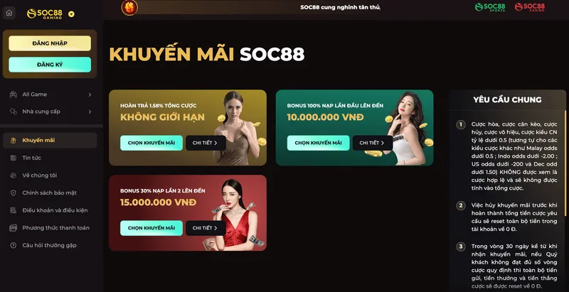 Nhà cái SOC88 khuyến mãi - Tận dụng tối đa ưu đãi 1 Screenshot 2023 09 29 at 12.13.22 PM